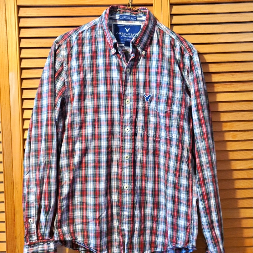 American Eagle Plaid Shirt - Vintage Fit